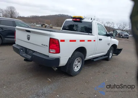 2021 Ram 1500 Classic Tradesman 4X4 6'4 Box from USA, damaged, VIN 3C6JR7AG0MG714458